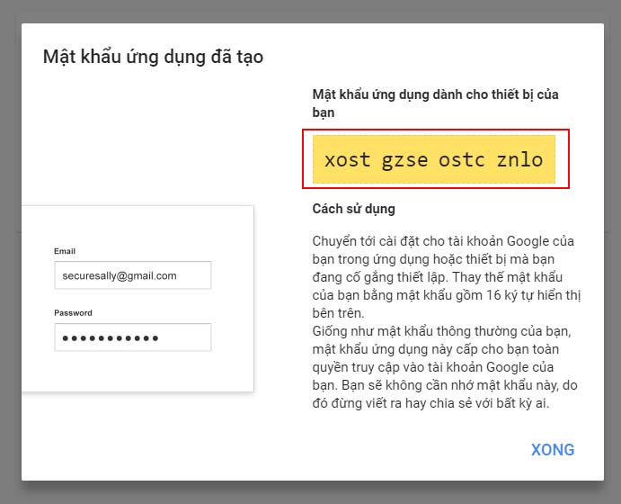 Hướng dẫn tạo mật khẩu ứng dụng cho Gmail 7