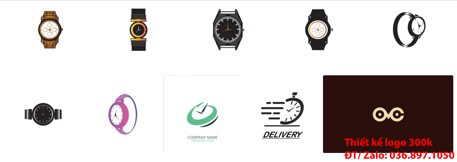 Công ty chuyên về dịch vụ tạo lô gô giá rẻ uy tín nổi tiếng với các Mẫu thiết kế Logo bán đồng hồ đẹp nhất hiện nay chất lượng 500k
