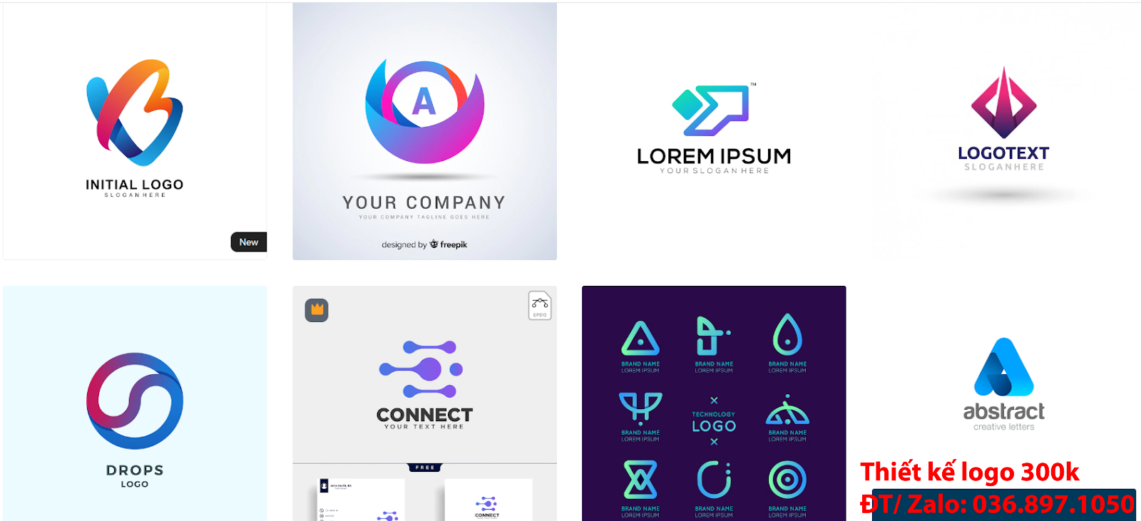 Công ty có nhận làm thiết kế Logo công ty công nghệ đẹp nhất hiện nay giá rẻ từ 300k đến 500k