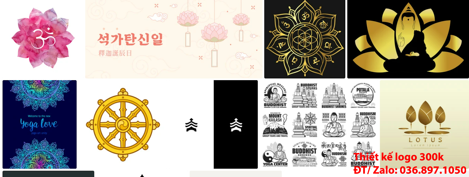 Công ty cung cấp mẫu logo đẹp phật giáo sáng tạo online tại Hà Nội