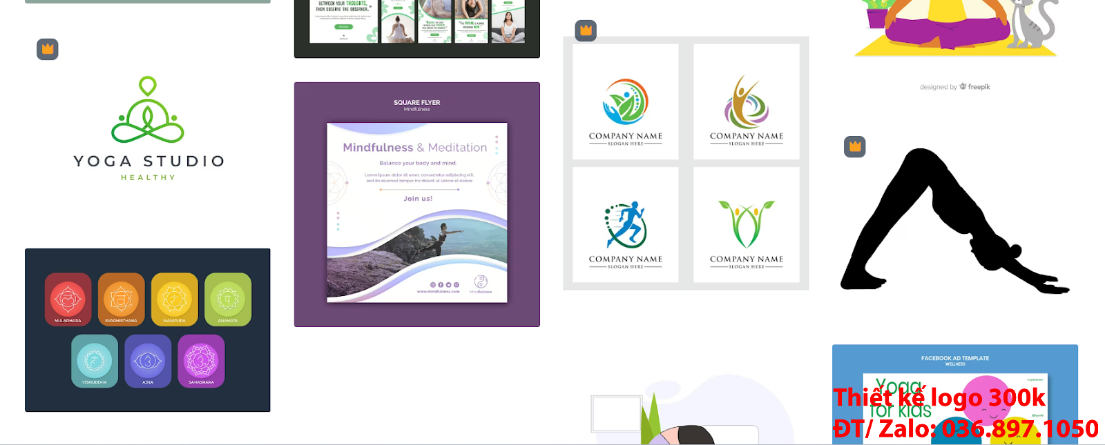 Công ty cung cấp mẫu logo yoga aerobic đơn giản tinh tế đẹp tại TpHCM