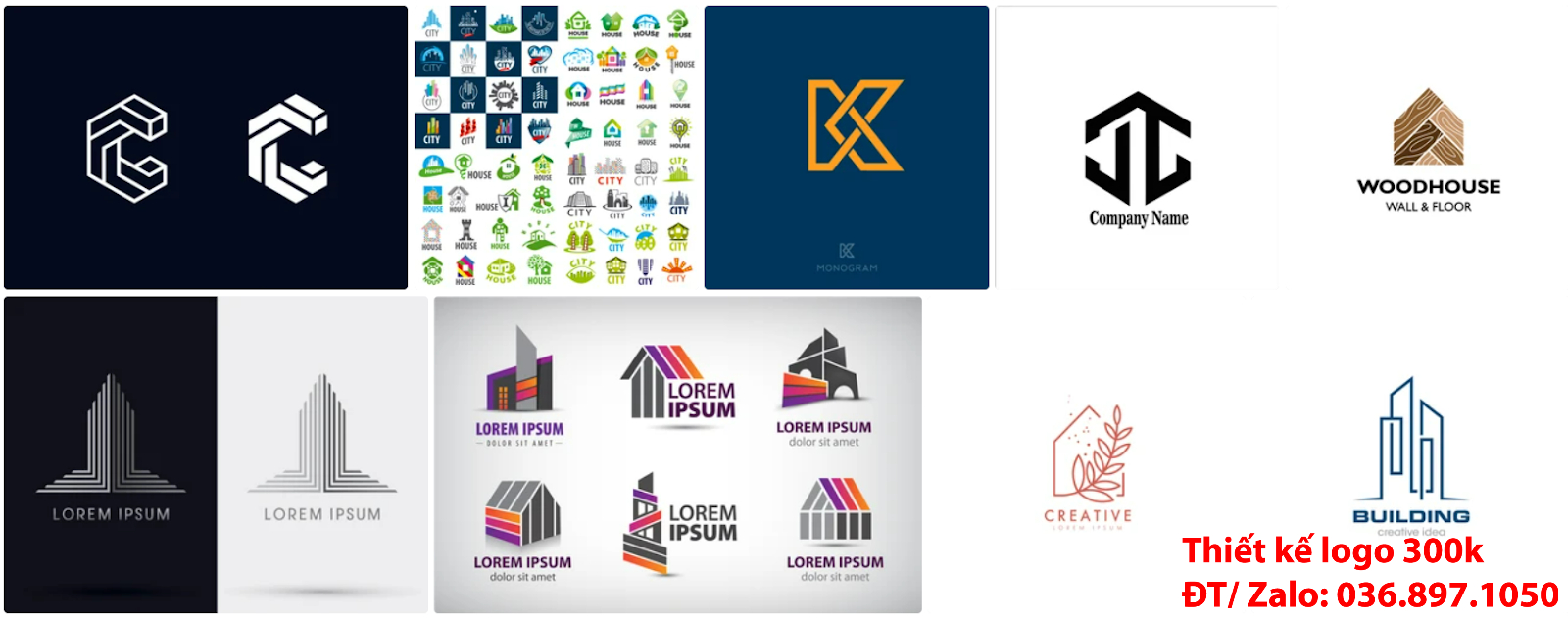 Công ty cung cấp mẫu thiết kế logo công ty kiến trúc đẹp nhất hiện nay đơn giản giá rẻ