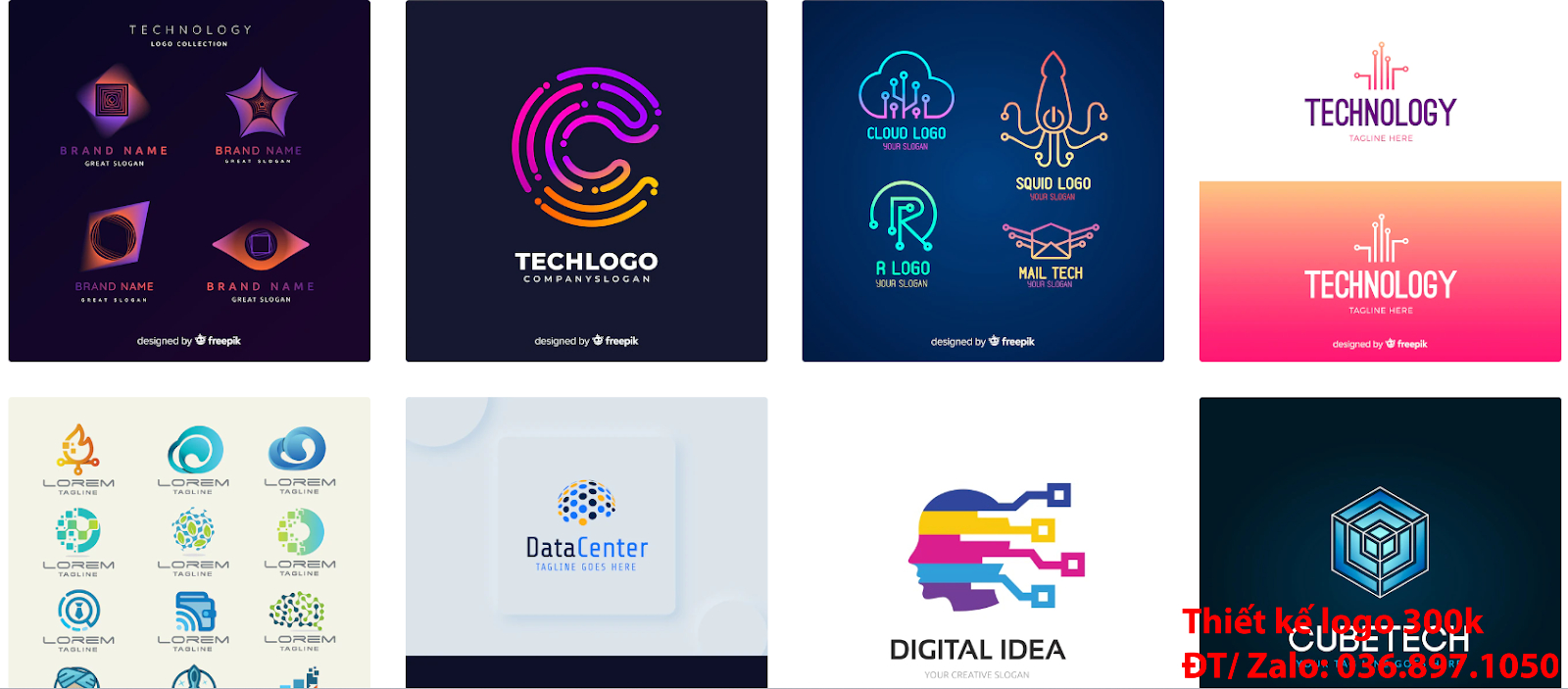 Công ty nhận làm các Thiết Kế Logo công ty công nghệ đẹp giá rẻ chất lượng tại Tp Hồ Chí Minh