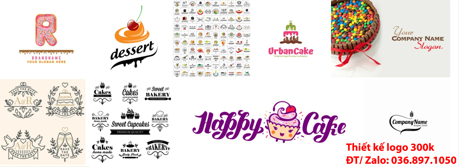 Công ty tạo logo bánh kem sang trọng khác biệt chất lượng tại Hà Nội
