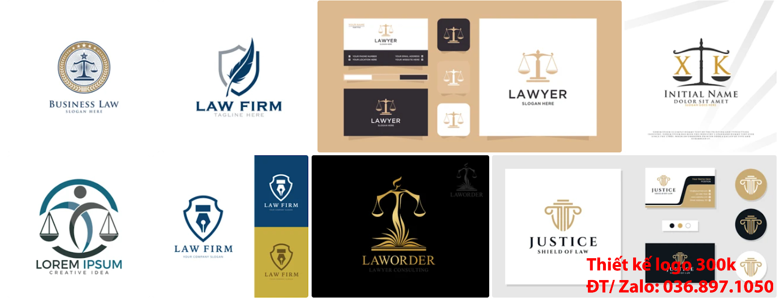 Dịch vụ cung cấp các Mẫu Thiết Kế Logo công ty luật sư đẹp giá rẻ chuyên nghiệp 500k