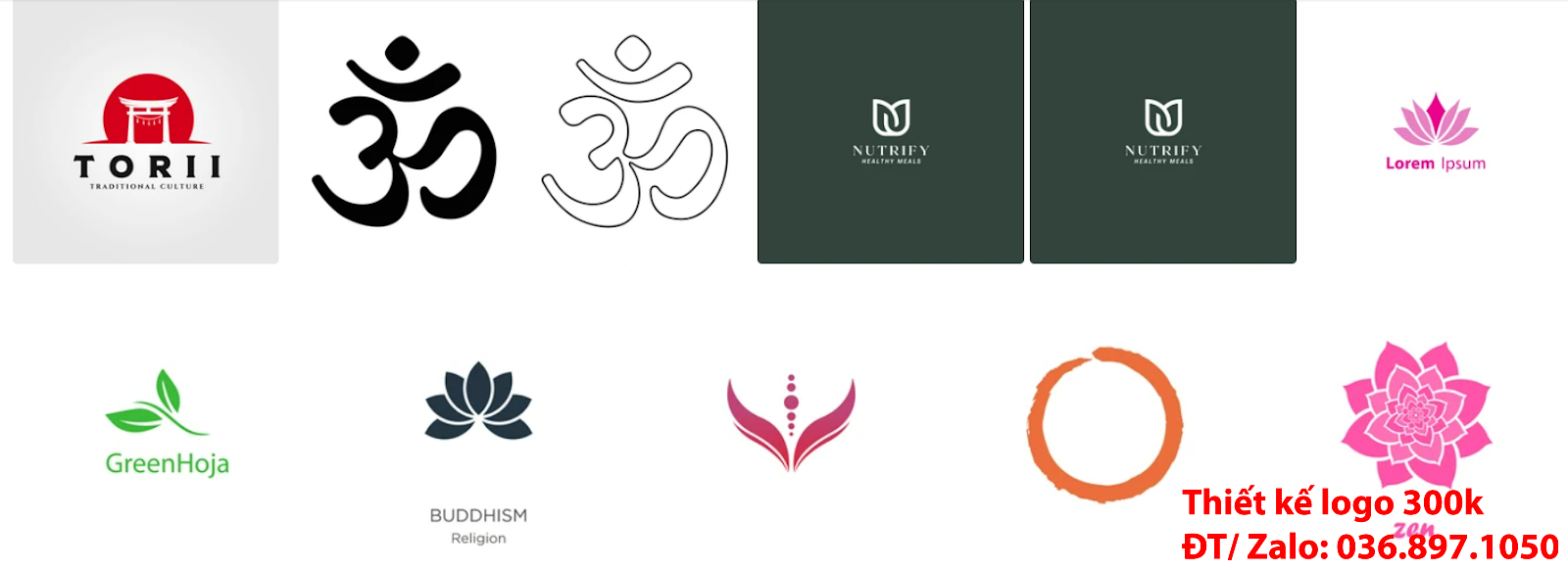 Dịch vụ cung cấp mẫu thiết kế logo phật giáo đẹp nhất hiện nay tại Hà Nội