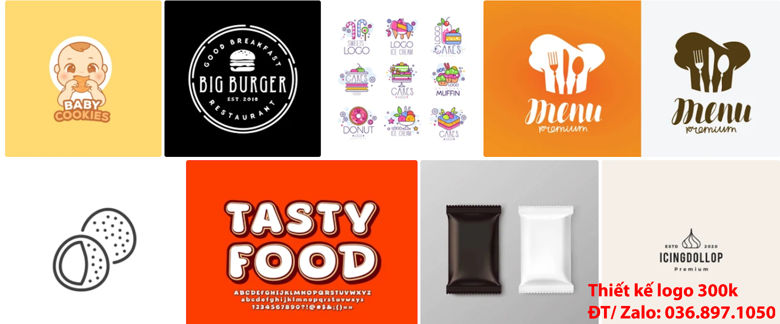 Dịch vụ nhận làm thiết kế logo đẹp ăn vặt sáng tạo chất lượng giá rẻ tại Tp Hồ Chí Minh