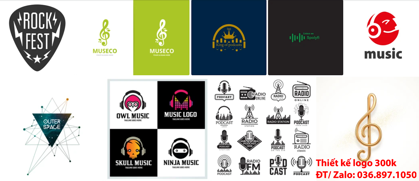Dịch vụ tạo Mẫu logo âm nhạc đẹp miễn phí tại TpHCM uy tín chuyên nghiệp nhất