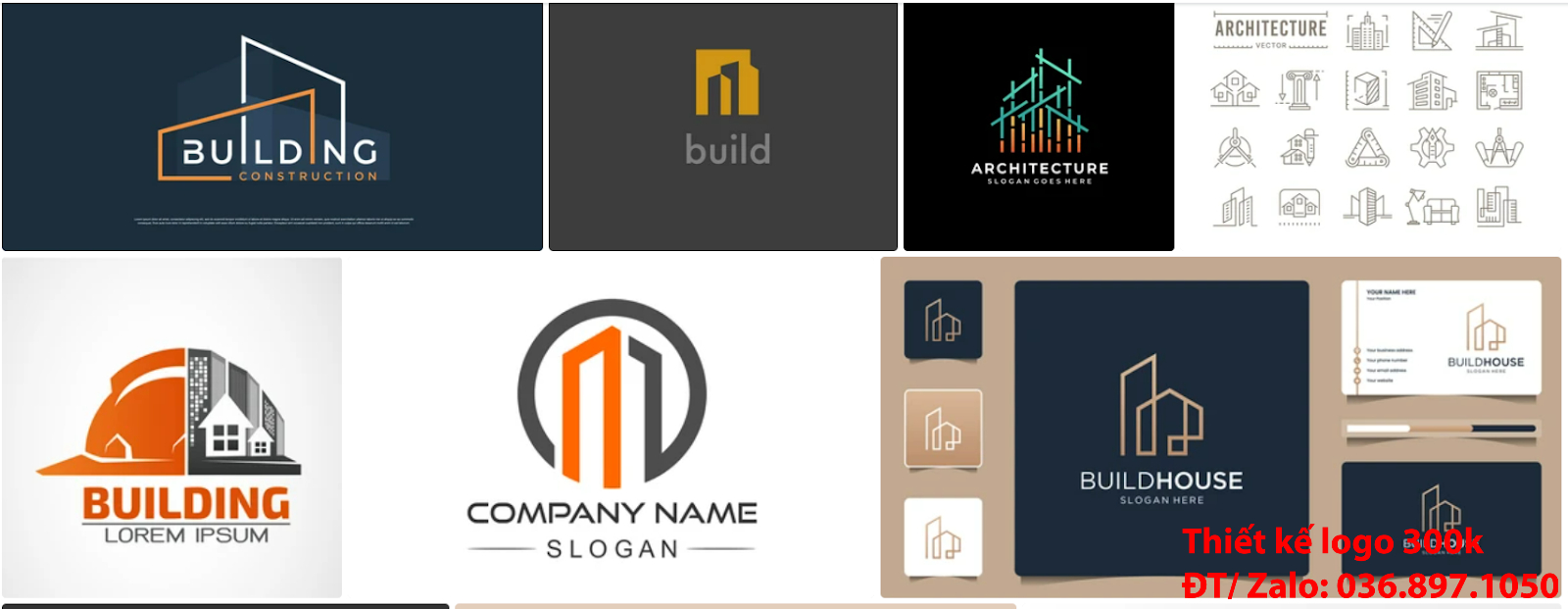 Dịch vụ thiết kế mẫu logo công ty kiến trúc uy tín giá rẻ