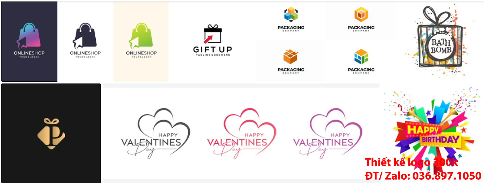 Dịch vụ thiết kế mẫu logo đẹp quà tặng sáng tạo online tại thành phố Hồ Chí Minh