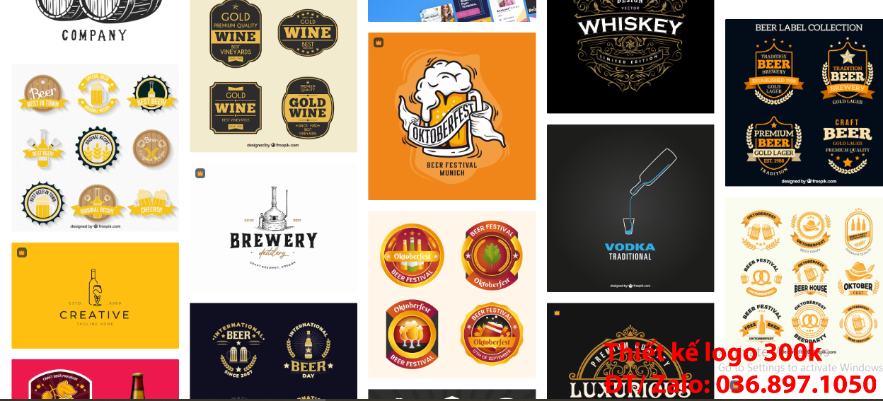 Dịch vụ thiết kế online đã nhận thiết kế Mẫu Hình ảnh Logo rượu vang PNG và Vector chuyên nghiệp chất lượng