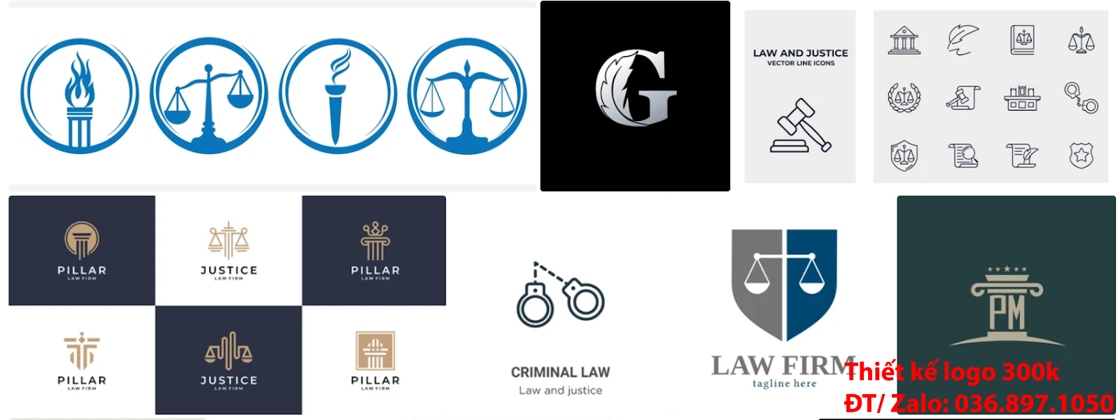 Đơn vị chuyên tạo lô gô cho các công ty tại Hà Nội giá rẻ có Mẫu logo công ty luật sư đẹp miễn phí
