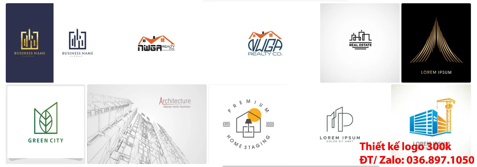 Đơn vị chuyên tạo mẫu logo công ty kiến trúc đơn giản tinh tế đẹp tại Thành phố Hồ Chí Minh