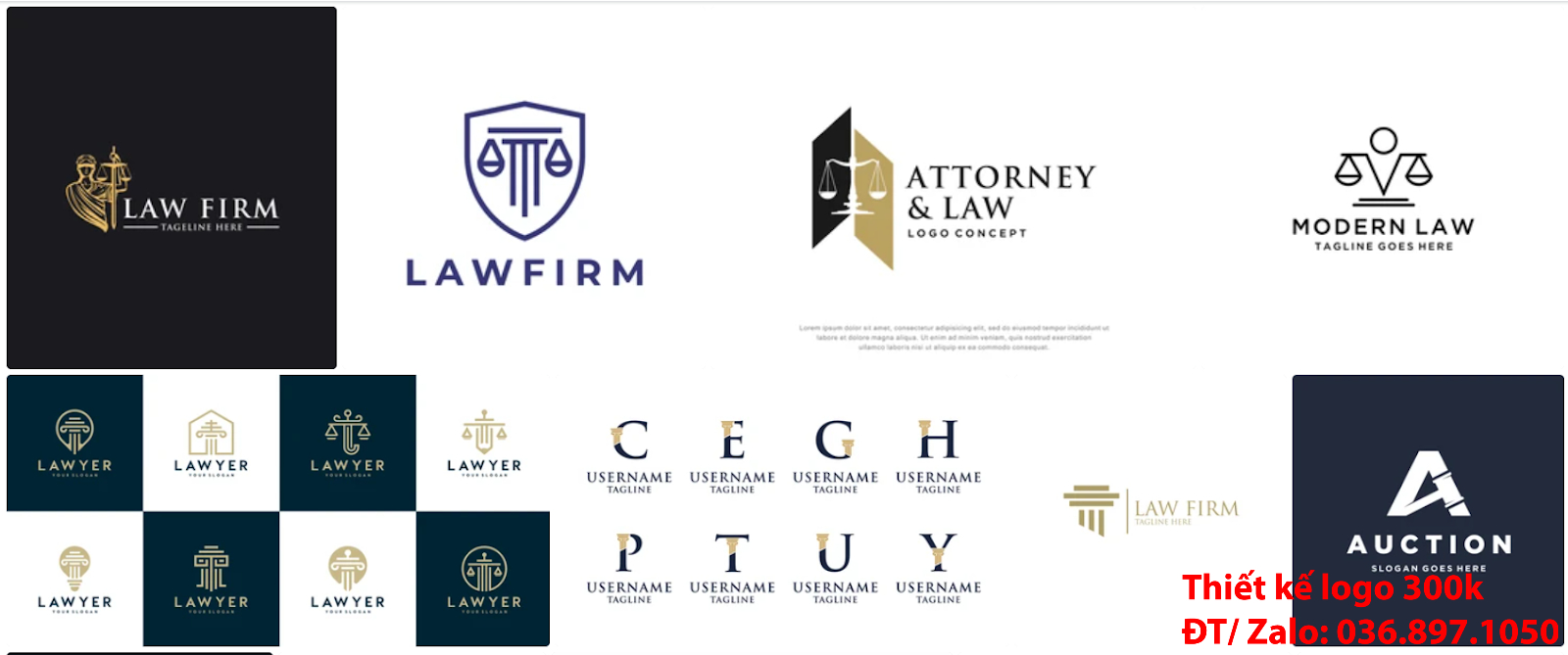 Đơn vị cung cấp dịch vụ tạo Mẫu logo công ty luật sư đẹp giá rẻ chất lượng từ 300k đến 500k