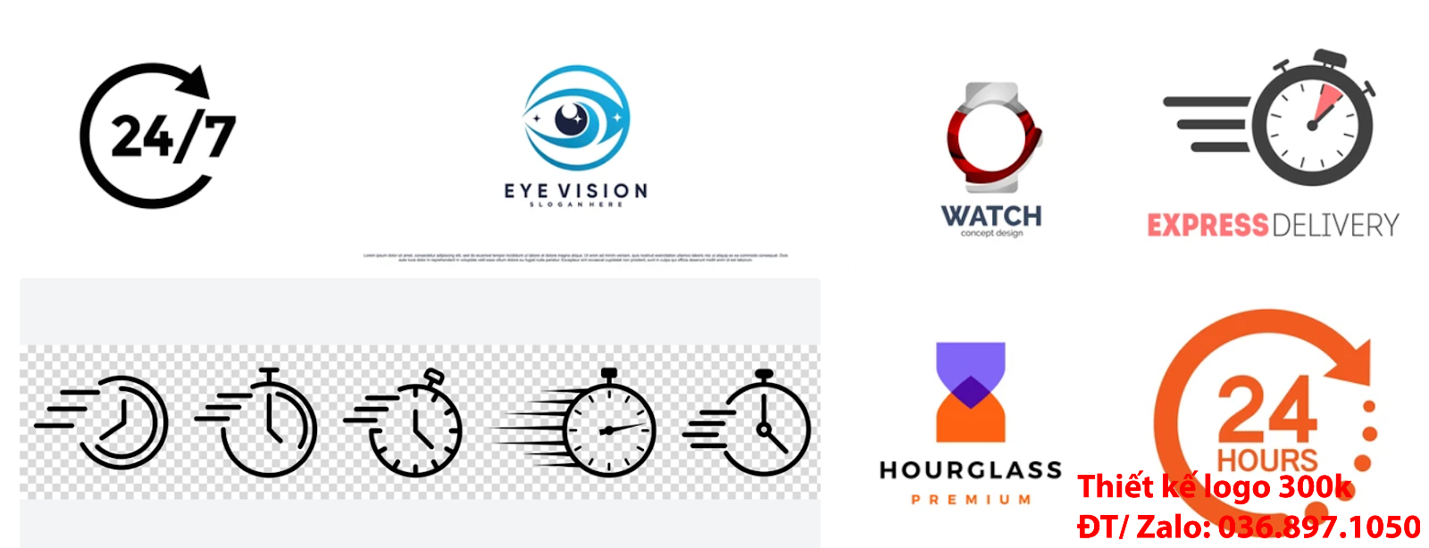 Mẫu Hình ảnh Logo bán đồng hồ PNG và Vector đẹp giá rẻ chất lượng cao 500k