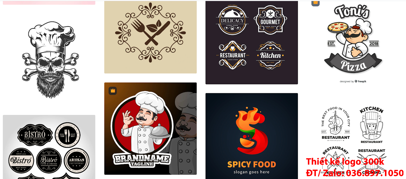 Mẫu Hình ảnh Logo đầu bếp chef cook PNG và Vector đẹp giá rẻ chất lượng cao 500k