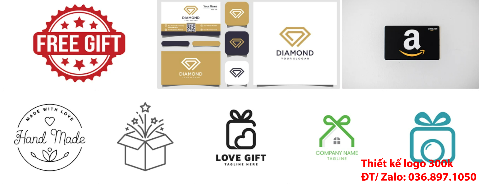 mẫu hình ảnh logo quà tặng PNG và Vector online tại Hà Nội