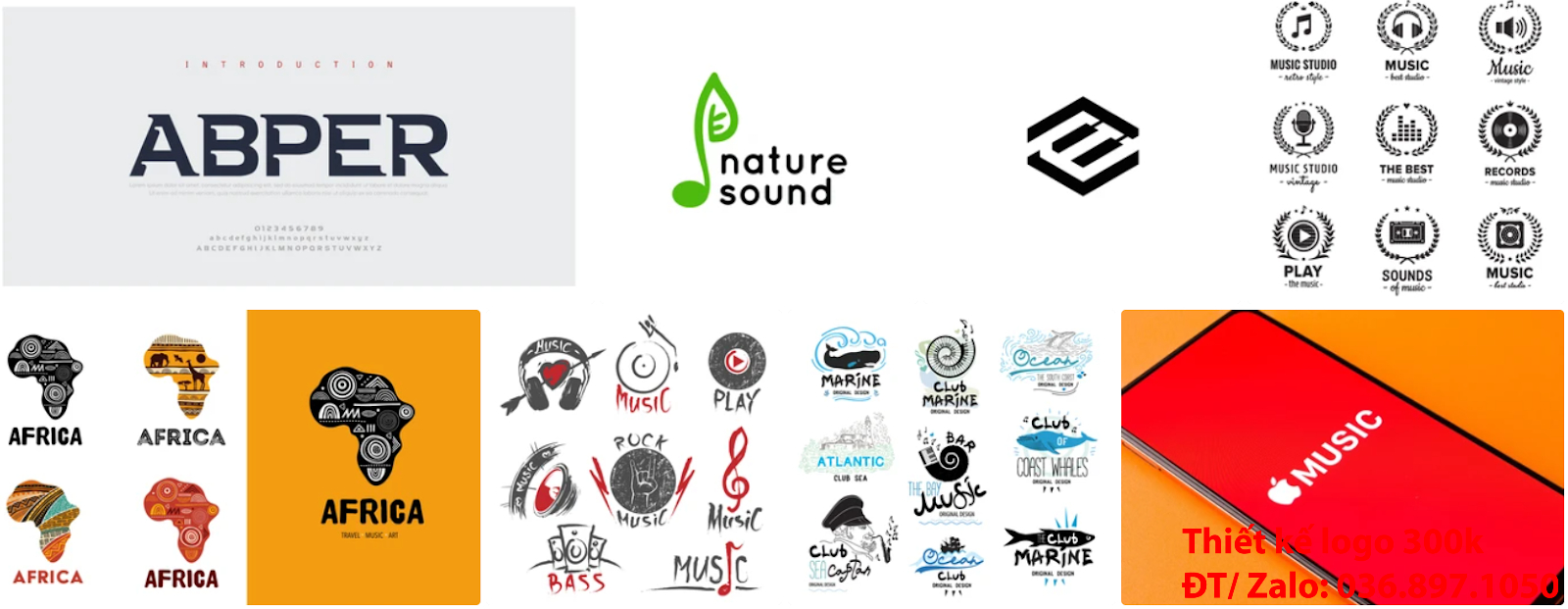 Mẫu logo âm nhạc đẹp miễn phí online chuyên nghiệp và uy tín tại công ty làm lô gô giá rẻ Hà Nội