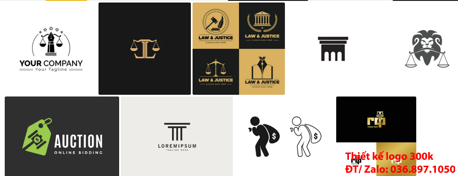Mẫu logo công ty luật sư đẹp miễn phí chất lượng được làm tại công ty thiết kế lô gô chuyên nghiệp giá từ 300k - 500k ở Hà Nội