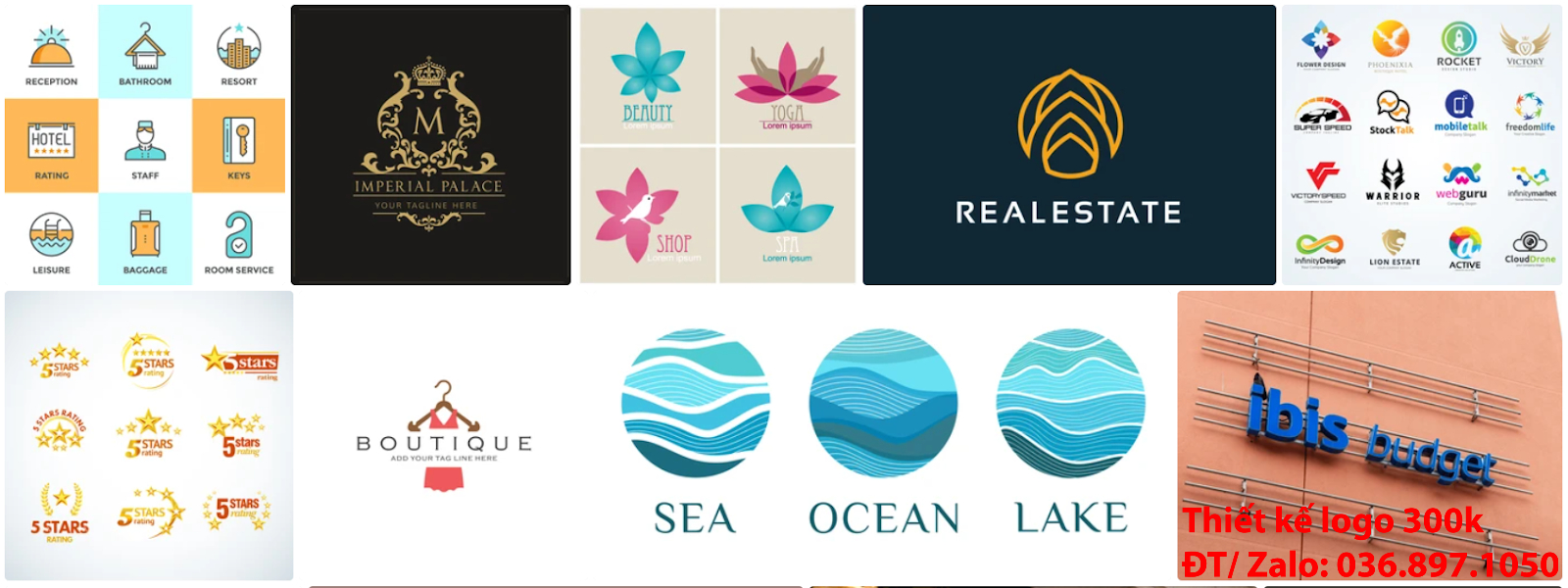 Mẫu logo khách sạn resort nhà nghỉ đơn giản tinh tế online chất lượng với giá rẻ từ 300k tại Hà Nội