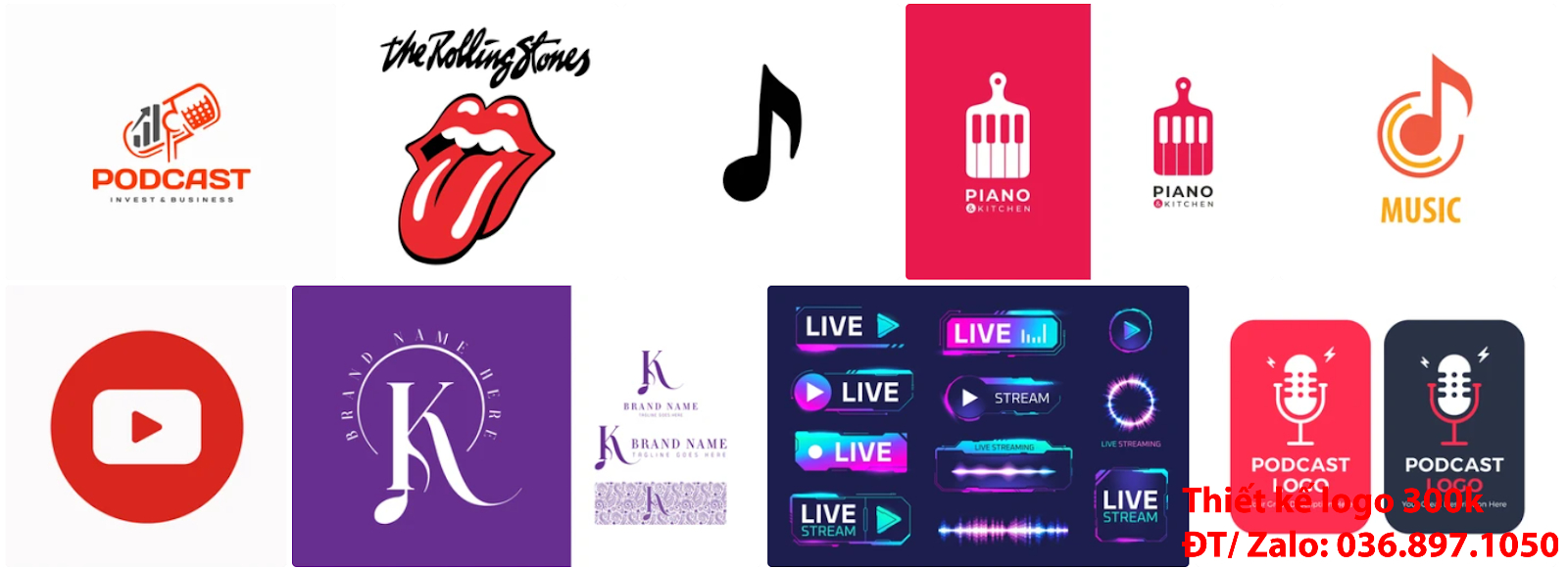 Tạo Mẫu logo âm nhạc đơn giản tinh tế online chất lượng uy tín đẹp nhất