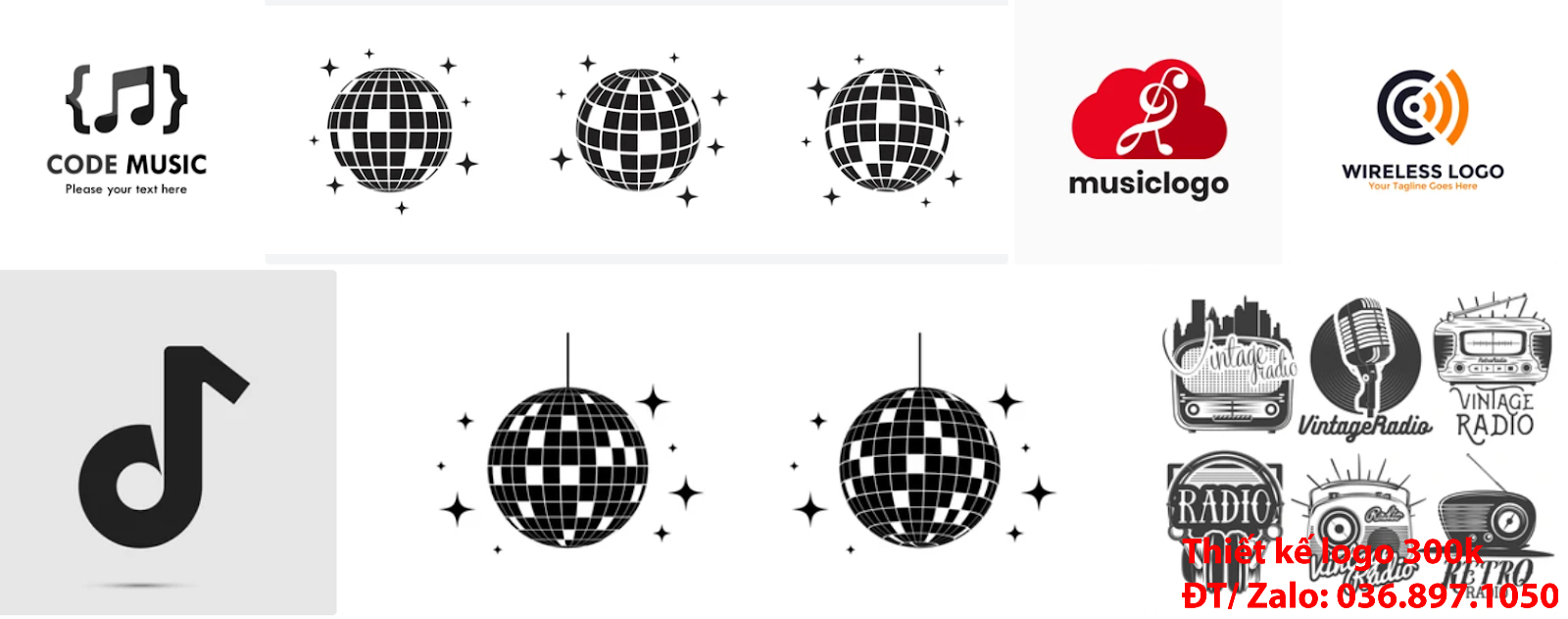 Tạo Mẫu logo âm nhạc đơn giản tinh tế online đẹp uy tín giá rẻ chất lượng cao