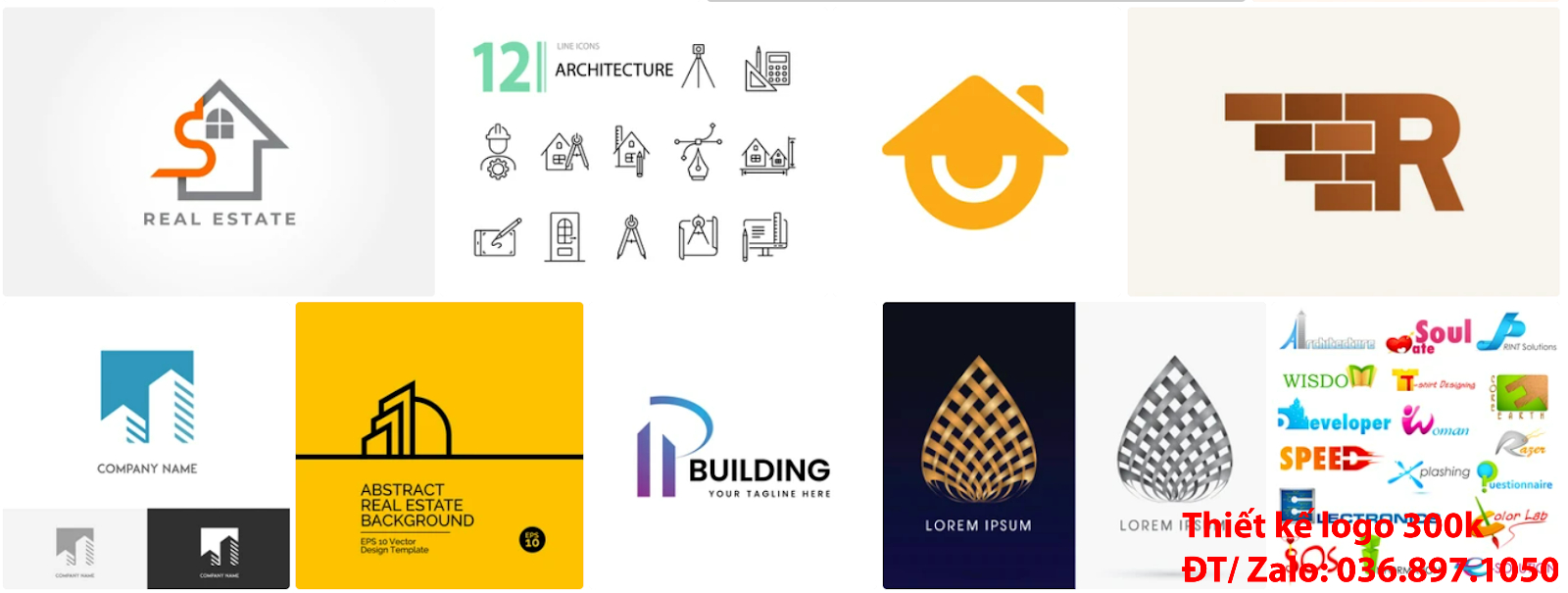 Tạo mẫu thiết kế logo công ty kiến trúc đẹp nhất hiện nay chất lượng tại thành phố Hồ Chí Minh