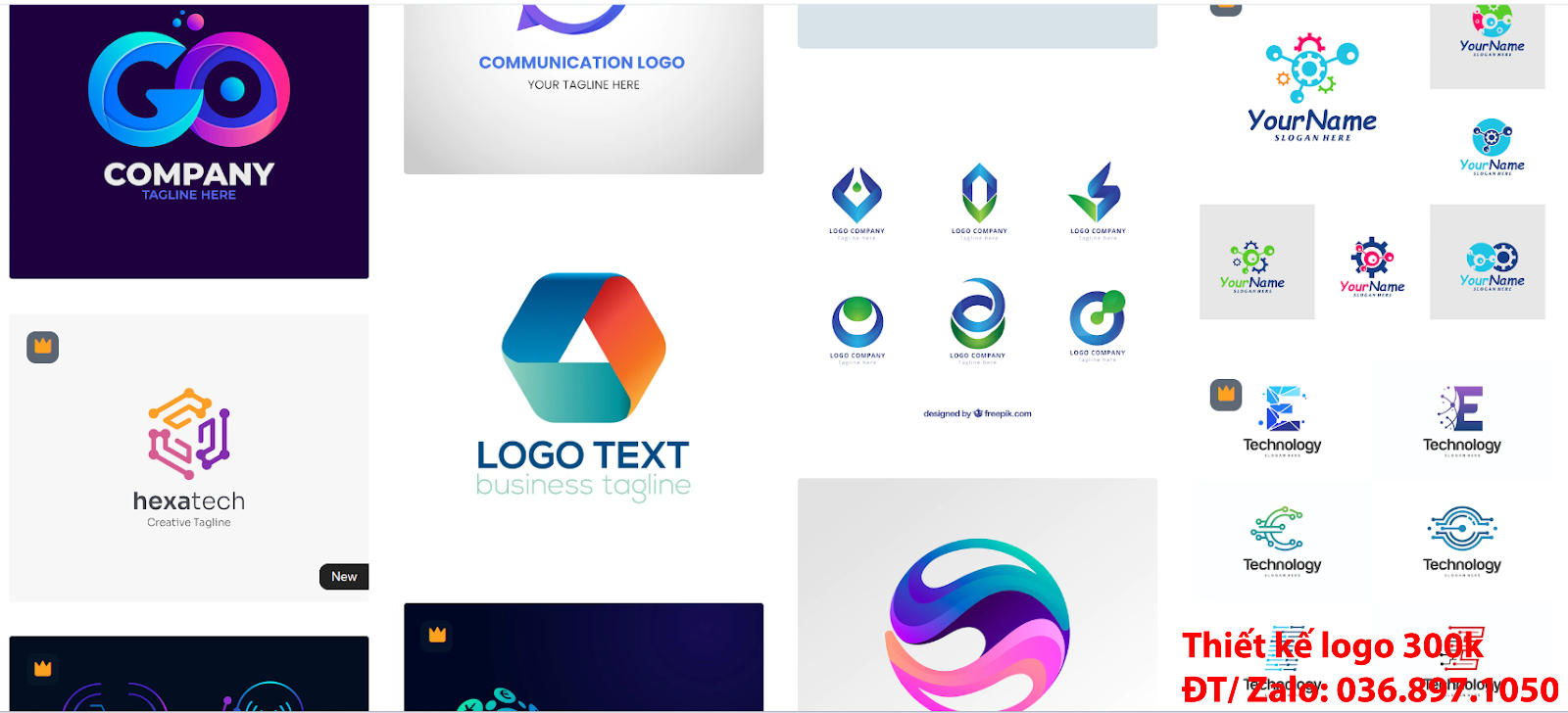 thiết kế Logo công ty công nghệ đẹp nhất hiện nay giá rẻ 500k uy tín chuyên nghiệp