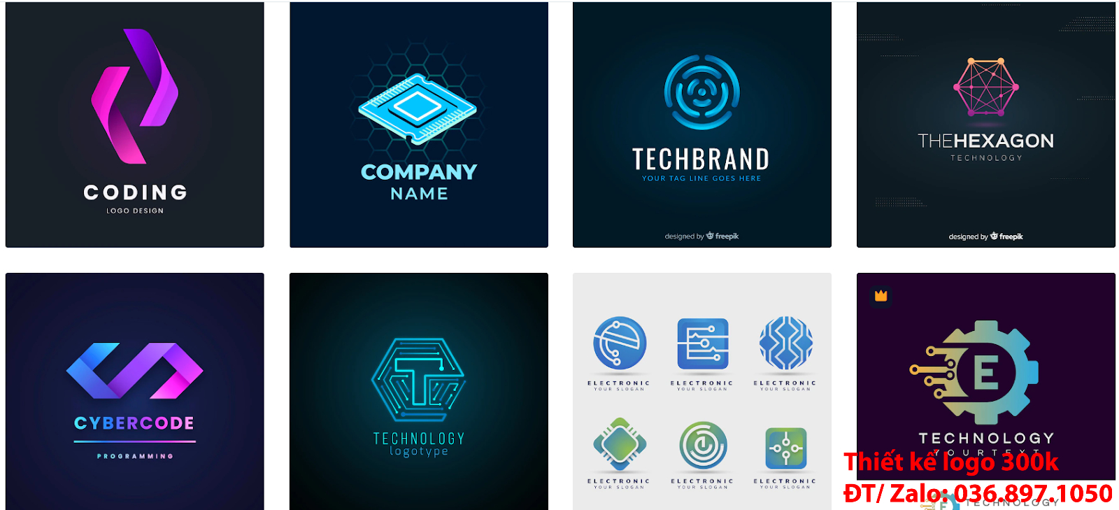 Thiết kế logo công ty công nghệ uy tín chuyên nghiệp chất lượng