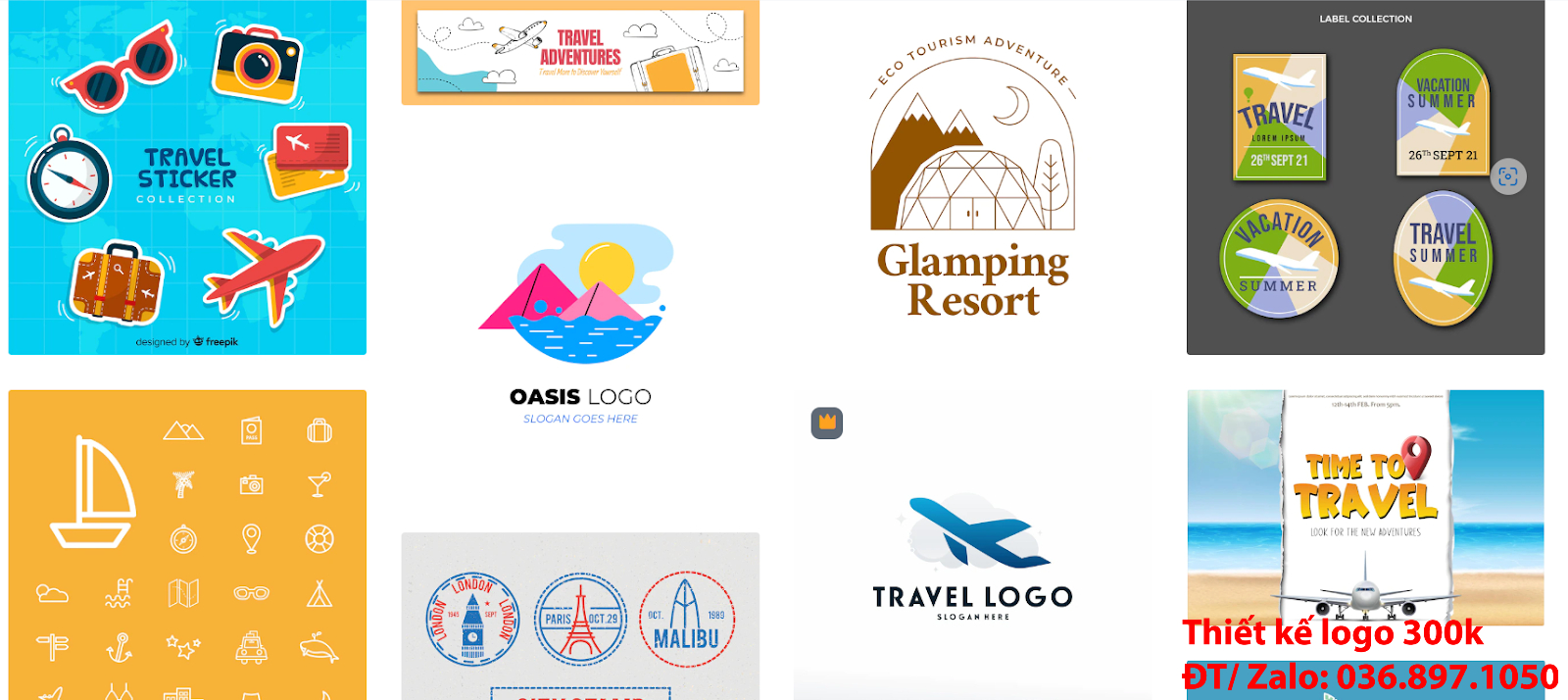 Thiết kế logo công ty du lịch tour chuyên nghiệp đẹp chất lượng giá 300k