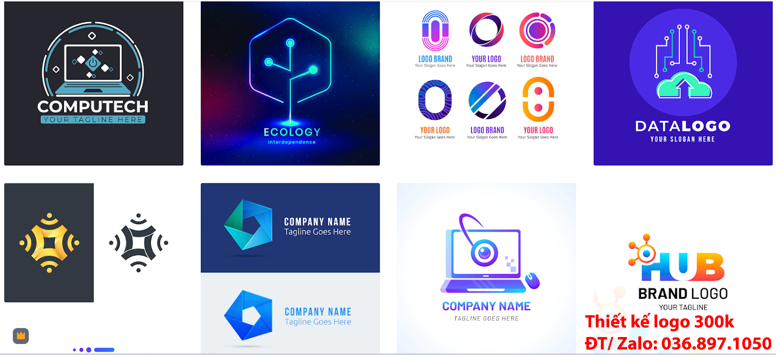 thiết kế logo đẹp công ty công nghệ sáng tạo giá rẻ được thiết kế bởi công ty tạo lô gô online tại Sài Gòn