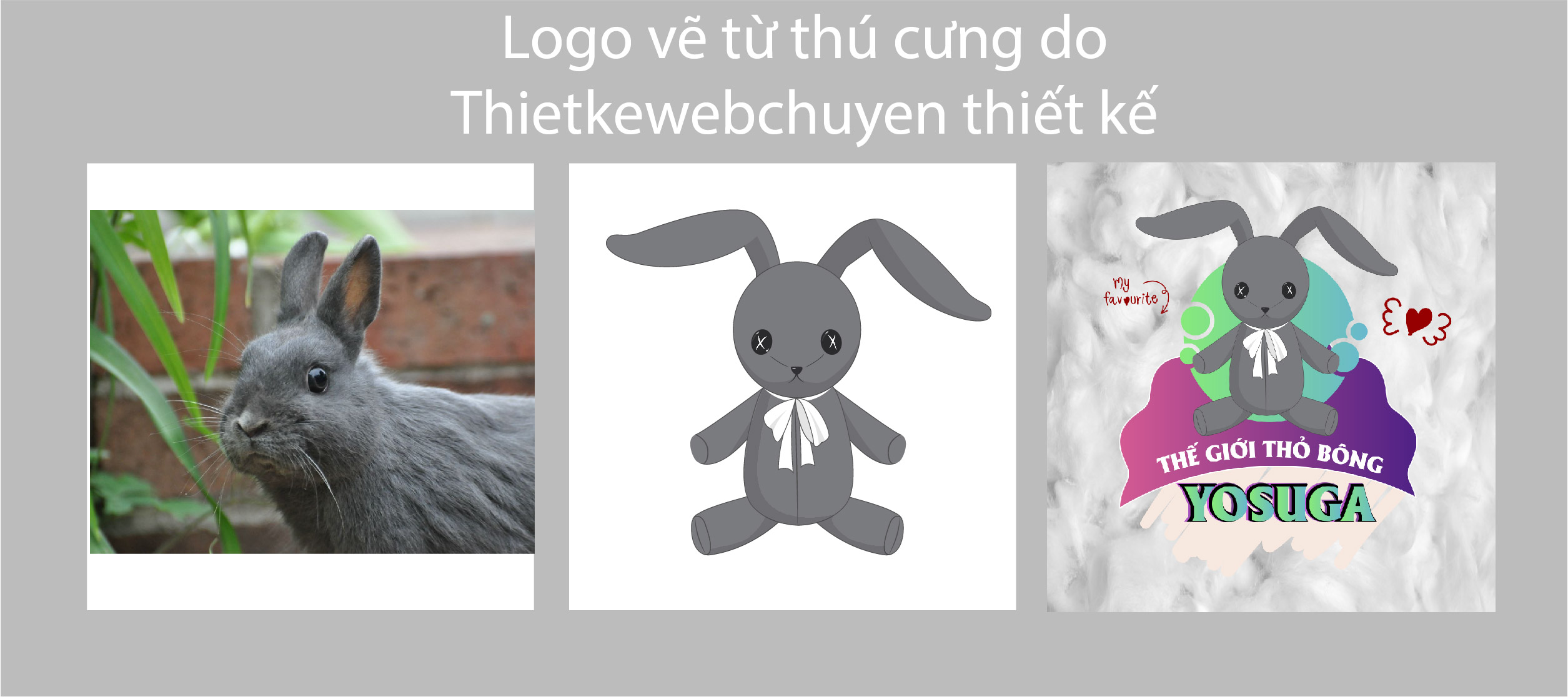 Thiết kế logo giá rẻ chuyên nghiệp vẽ logo đẹp thú cưng tại tphcm của thietkewebchuyen