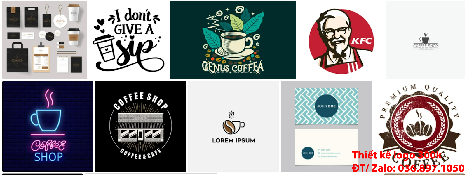 ý nghĩa logo cà phê cafe coffee độc đáo đẹp