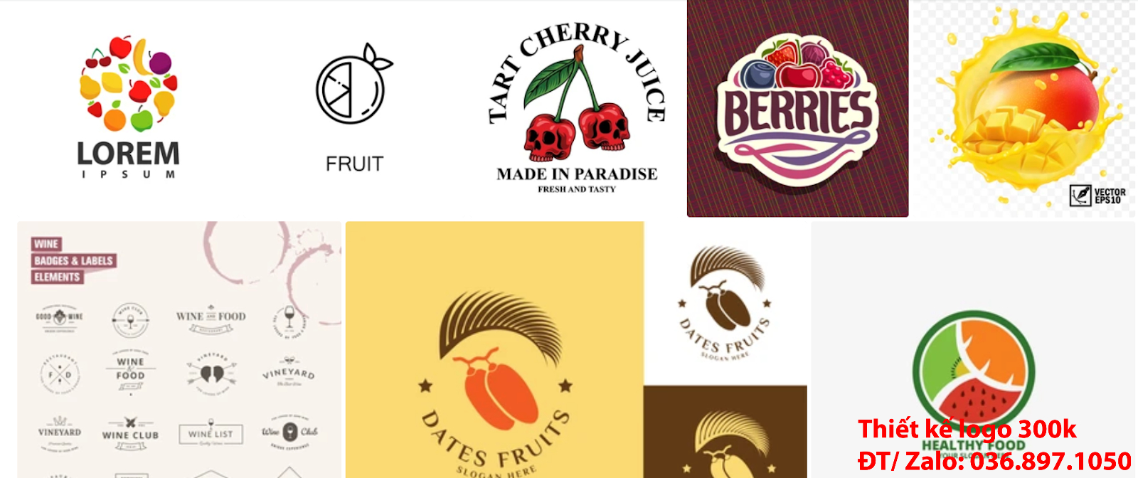 Ý nghĩa logo trái cây độc đáo do công ty thiết kế lô gô online giá rẻ chuyên nghiệp tạo nên