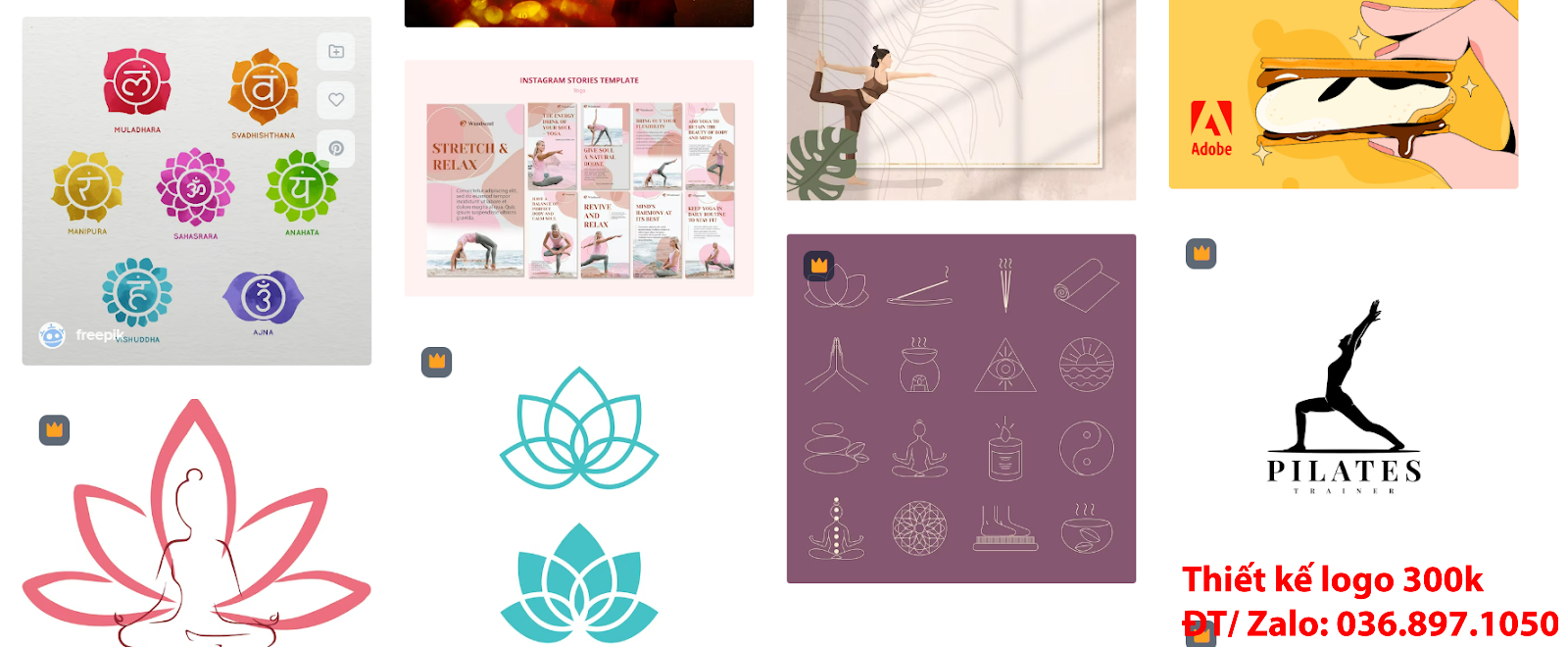 ý nghĩa logo yoga aerobic độc đáo 500k