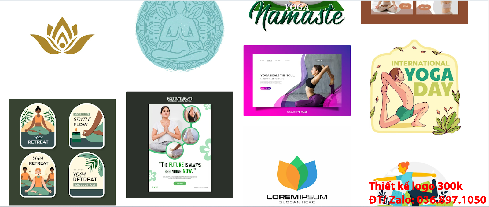 ý nghĩa logo yoga aerobic độc đáo chất lượng