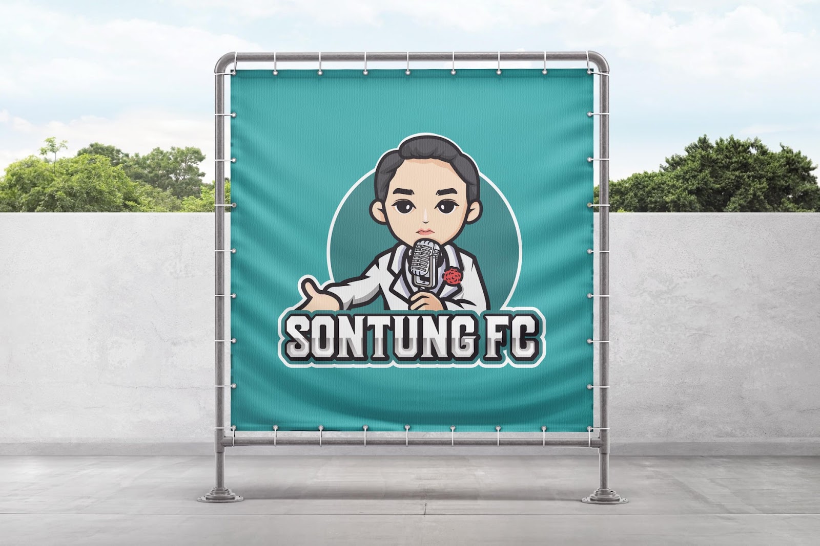 Mẫu thiết kế logo chibi cute Cửa hàng SON TUNG FC 2