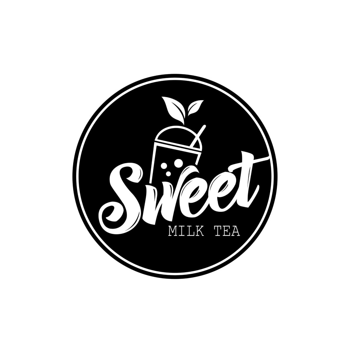 Mẫu thiết kế logo trà sữa, quán cà phê giá rẻ chất lượng