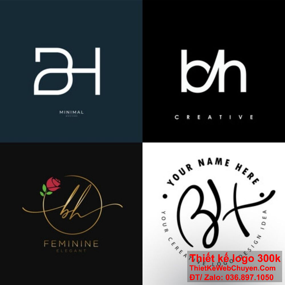 Sự sáng tạo trong việc làm logo BH giúp thương hiệu nổi bật và gây ấn tượng mạnh mẽ.