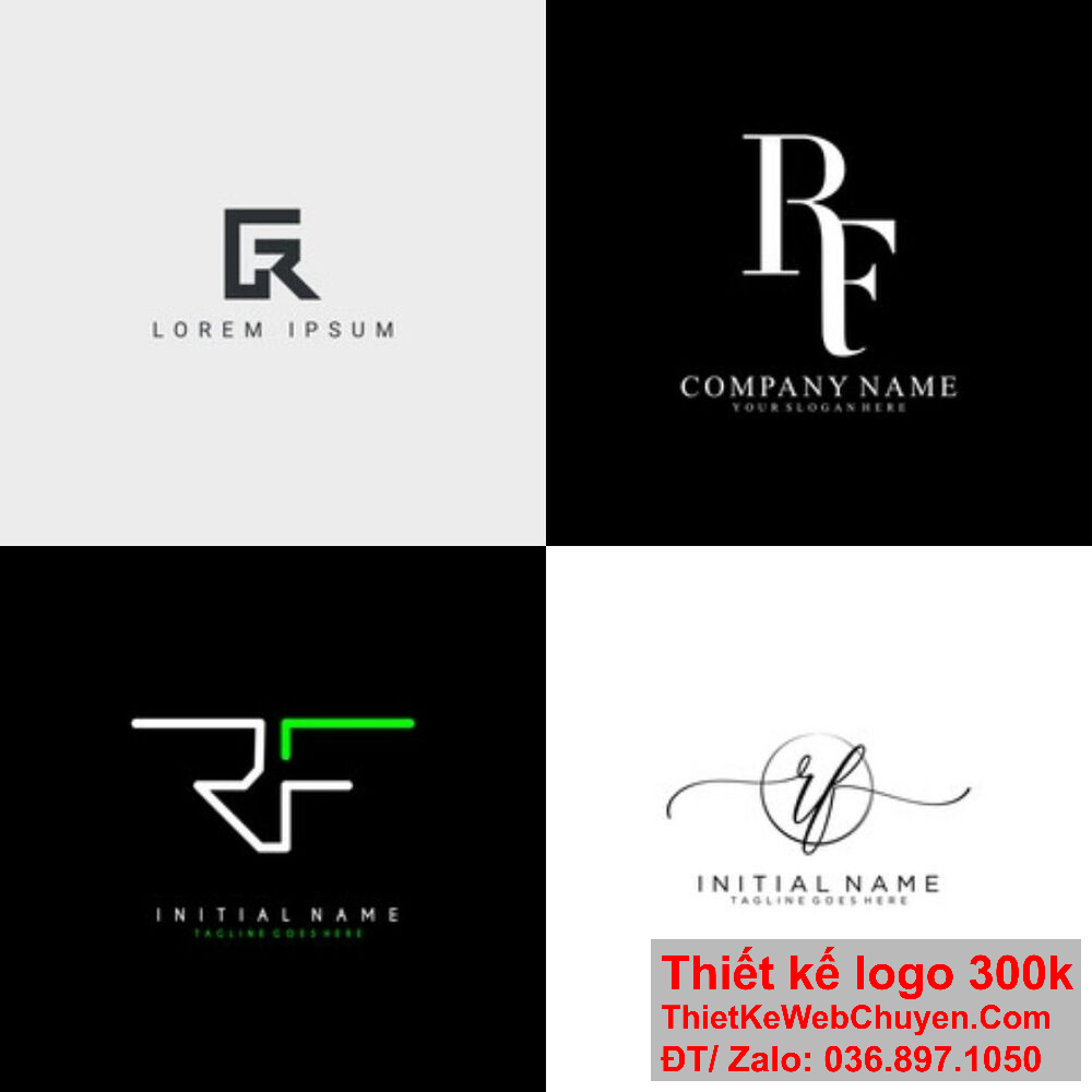 Một logo RF đẹp và độc đáo có thể tạo ra ấn tượng mạnh mẽ và ghi nhớ với người tiêu dùng. Logo RF là biểu tượng đại diện cho thương hiệu của bạn trên mọi nền tảng truyền thông.