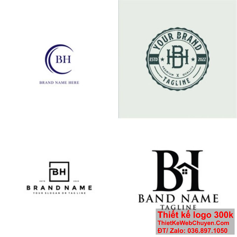 Sự chuyên nghiệp và tinh tế trong việc làm logo BH là chìa khóa thành công.