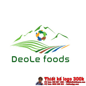 Thiết kế logo thực phẩm sạch DeoLe Foods