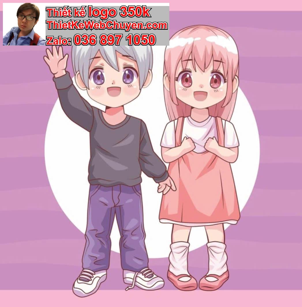 Cặp đôi chibi mắt long lanh