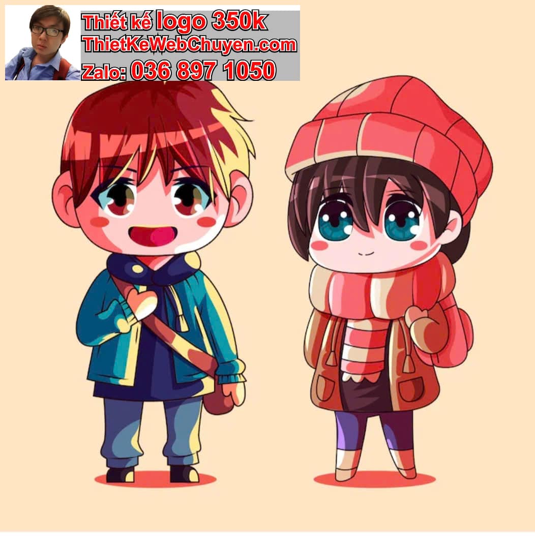 Cặp đôi chibi mắt long lanh