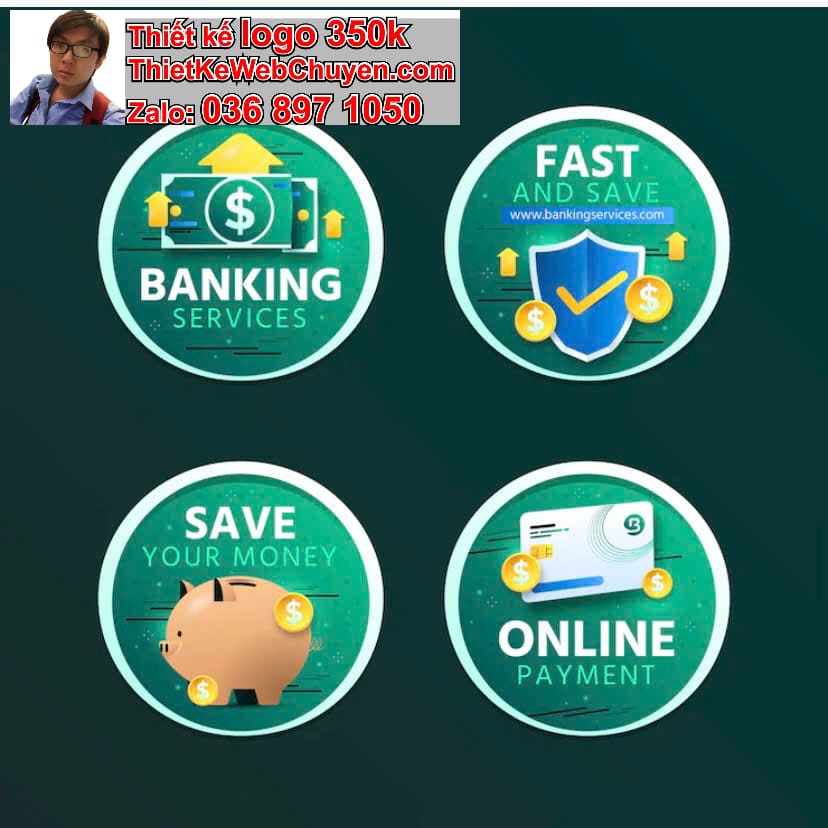 Combo logo công ty bộ nhận diện