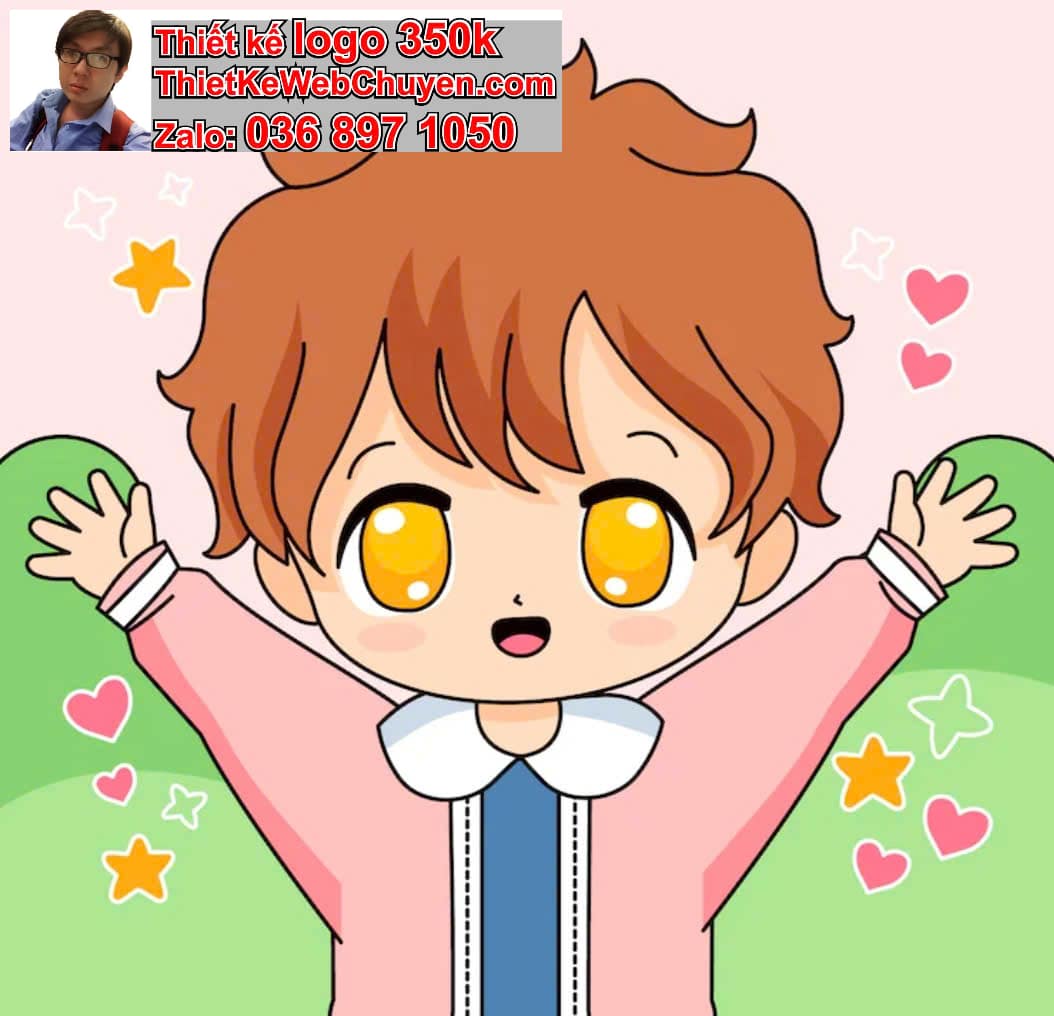 Thiết kế chibi có nền