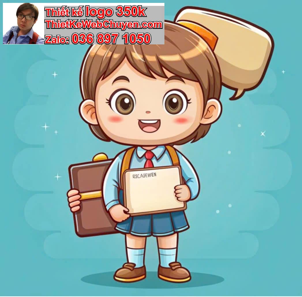 Thiết kế chibi học sinh tiểu học