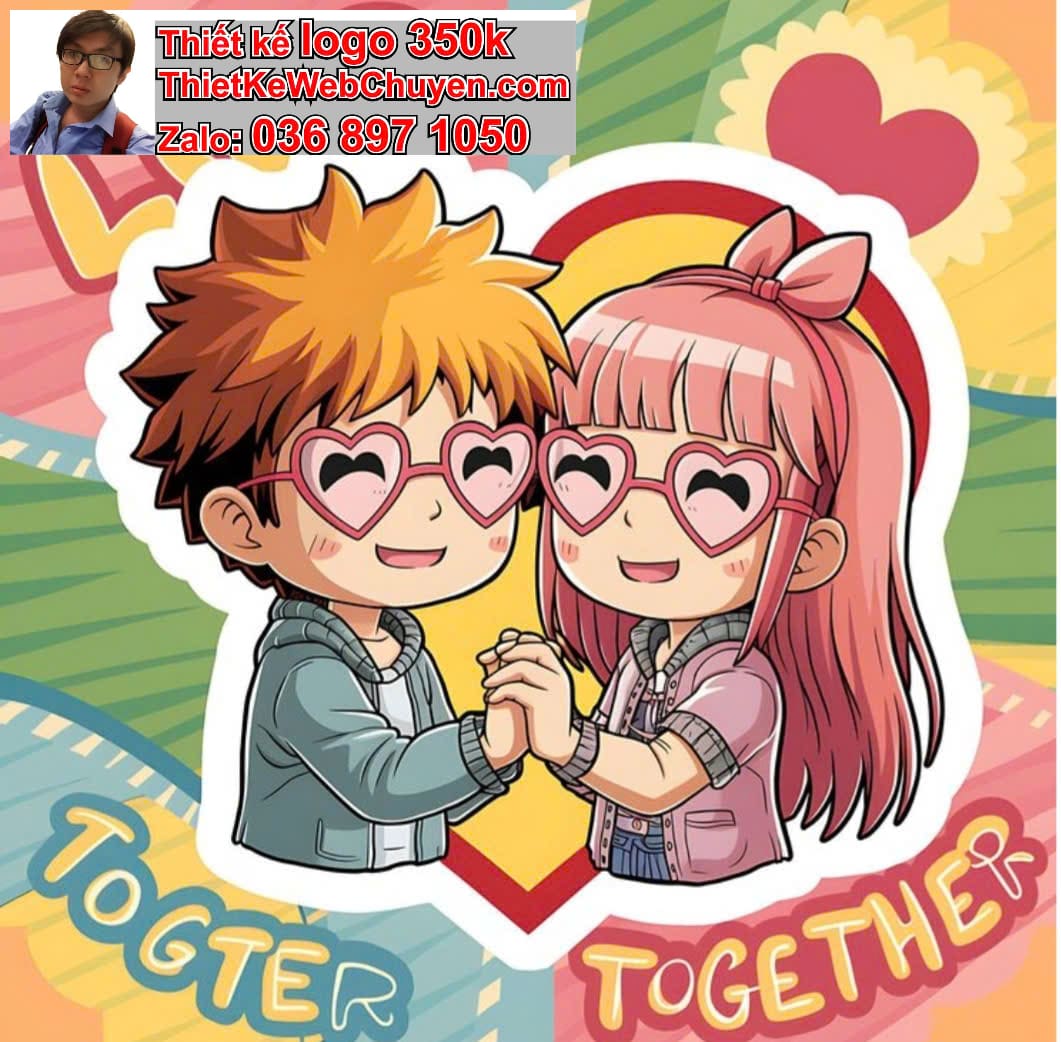 Thiết kế chibi in poster