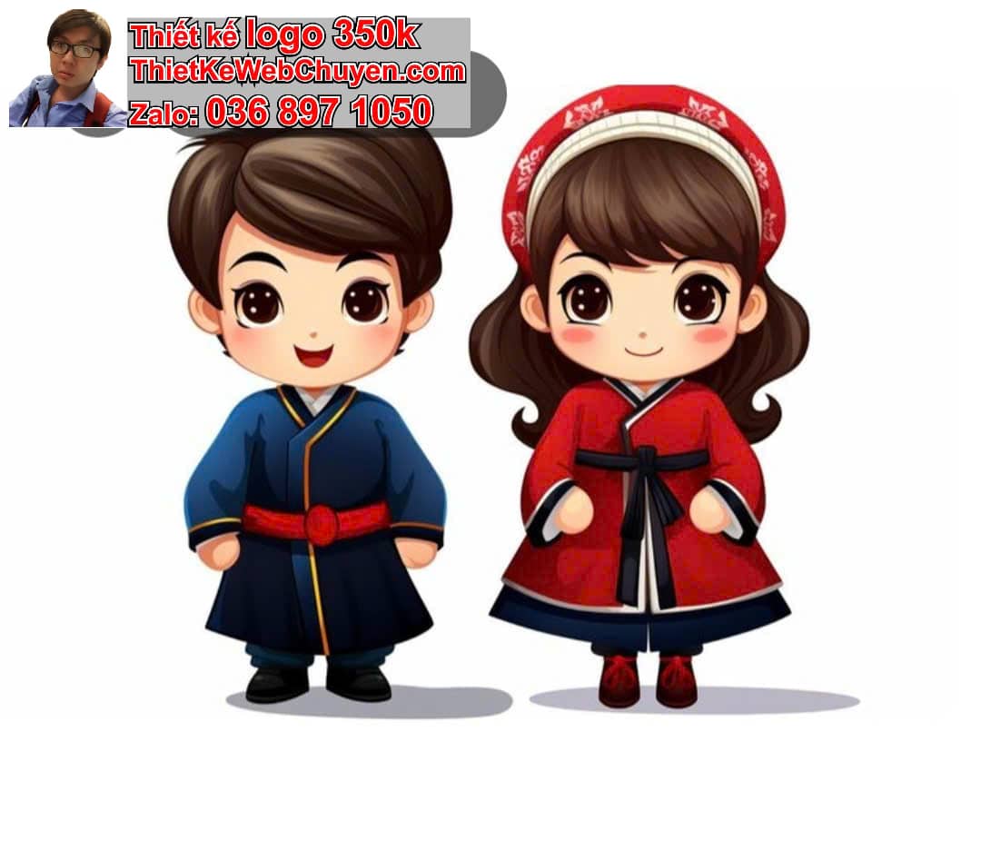 Thiết kế chibi phong cách Hàn Quốc