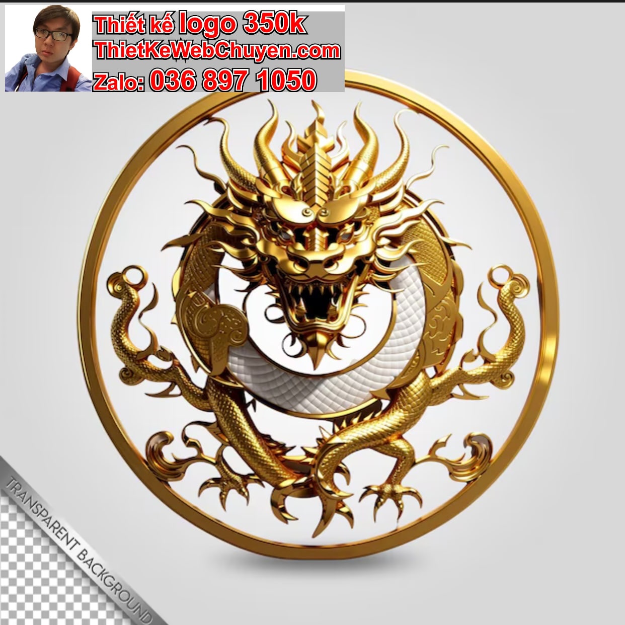 Thiết kế logo miễn phí con rồng 